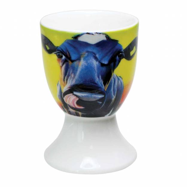 Eoin O'Connor Set of 4 Cow Egg Cup Set