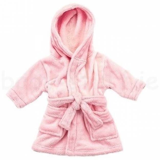 Embroidered Bathrobe Age 2 - 4 Years (Pink & Blue)