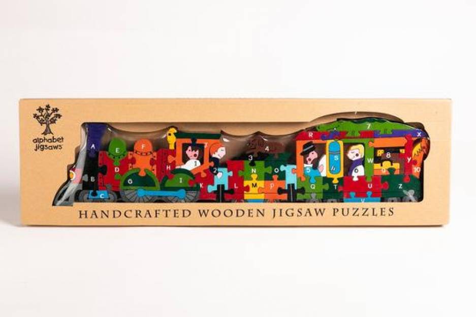 Alphabet Train Wooden Jigsaw Puzzle