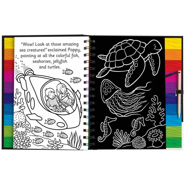 Scratch & Draw Ocean Animals