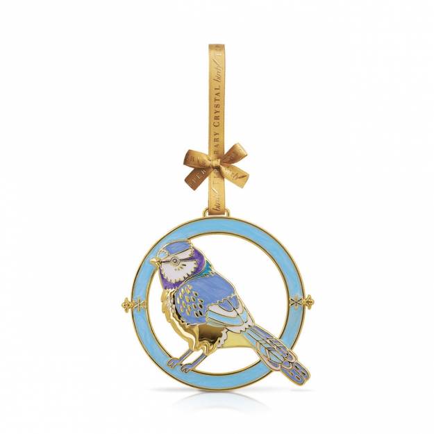 Hanging Birdy Christmas Decoration - Blue Tit In Gift Box