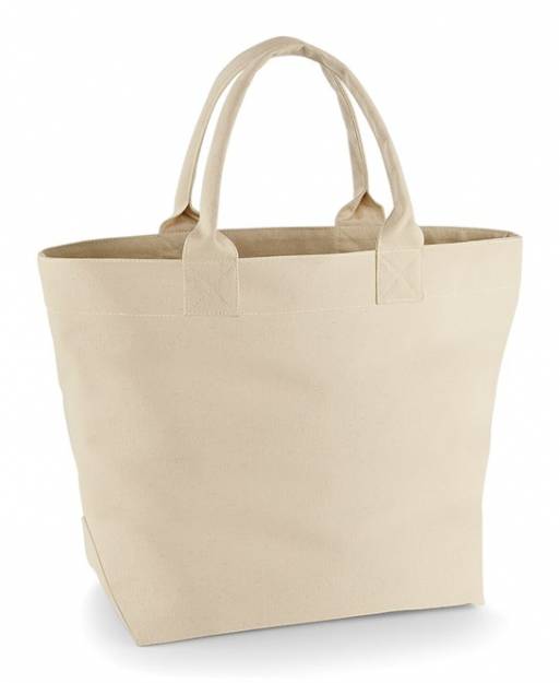 Embroidered Canvas Deck Bag - Natural