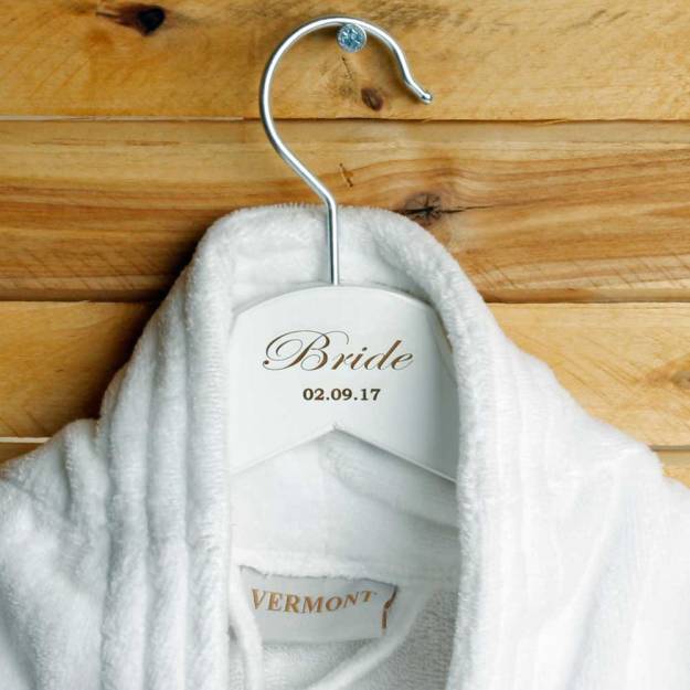 Bridal Party Personalised Wooden Hangers