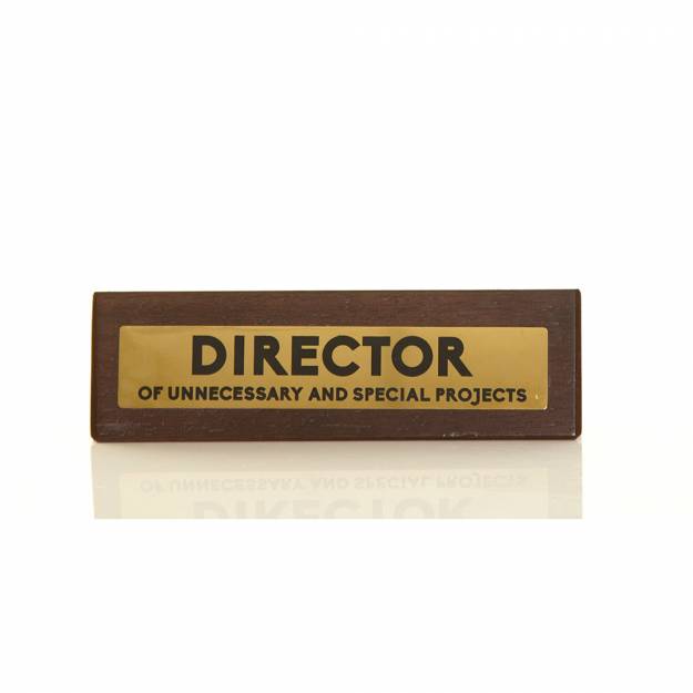 Director - Wooden Desk Sign