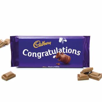 Congratulations - Cadbury Dairy Milk Chocolate Bar 110g