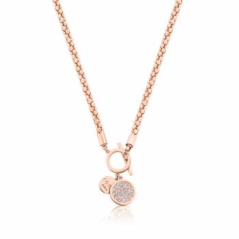 Rose Gold Popcorn Chain Necklace from Romi of Dublin