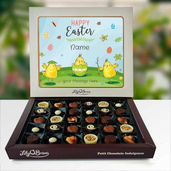 Happy Easter Happy Chicks - Personalised Chocolate Box 290g