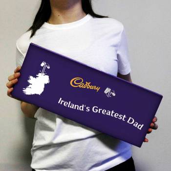 Ireland's Greatest Dad - Giant Cadburys Dairy Milk Bar 850g