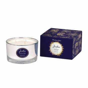 Tipperary Jardin 3 Wick Candle - Christmas Spice