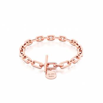 Tipperary Crystal Rose Gold Romi Chain Bracelet