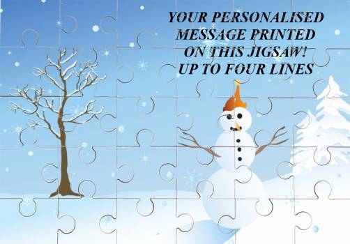 Christmas Greeting Personalised Jigsaw