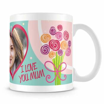 Love You Mum Personalised Photo Mug