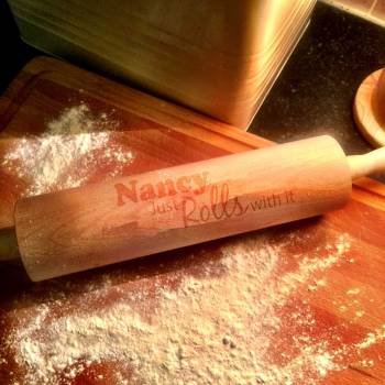 Just Roll with it Personalised Rolling Pin