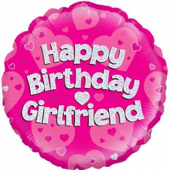 Happy Birthday Girlfriend Balloon in a Box