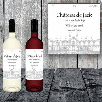 Chateau Any Message Personalised Wine
