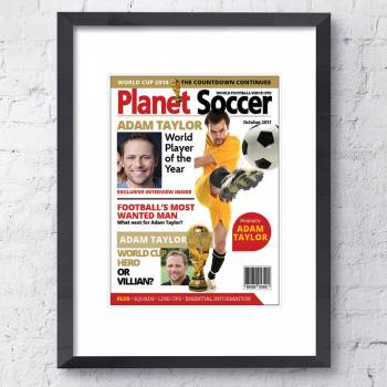 Soccer Magazine Spoof - Personalise