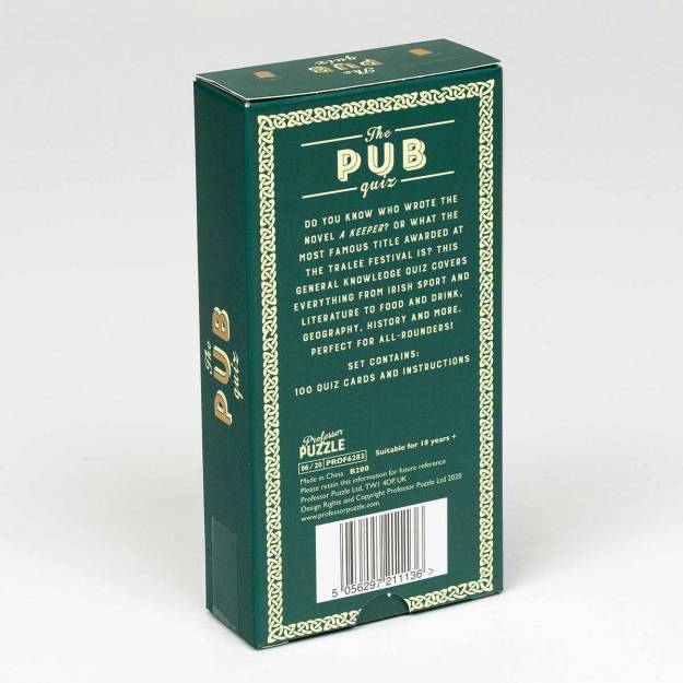 Pub Quiz Irish Quizzes Card Pack | 1003-074 | gifts .ie