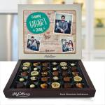 Happy Fathers Day Any 3 Photos Personalised Chocolate Box 290g