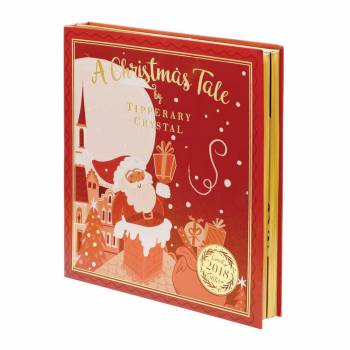 Red Christmas Story Book - Set of 4 Decorations
