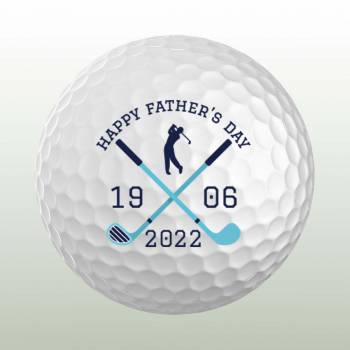 Father's Day 2022 Personalised Golf Ball - Set of 3 Balls