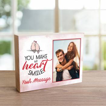 You Make My Heart Smile - Wooden Photo Blocks
