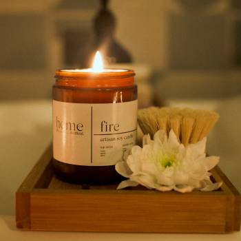 Fire Fragrance 180ml Luxury Soy Wax Candle