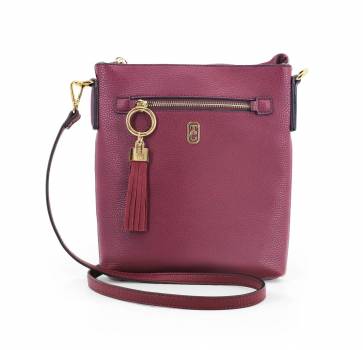 Tipperary Chelsea Cross Body Pouch - Burgundy