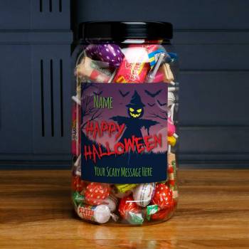Happy Halloween - Personalised Sweets Jar