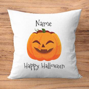 Pumpkin Smile - Halloween Personalised Cushion Square