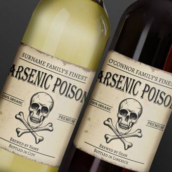 Arsenic Poison - Halloween Personalised Wine