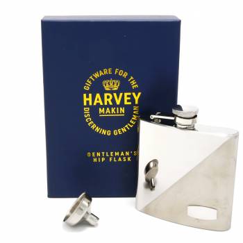 All Steel Hip Flask with Funnel - Personalised