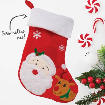 Santa Personalised Christmas Stocking