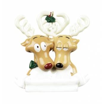 Personalised Christmas Ornament - Reindeer Family