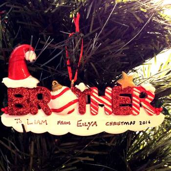 Personalised Christmas Ornament - Brother