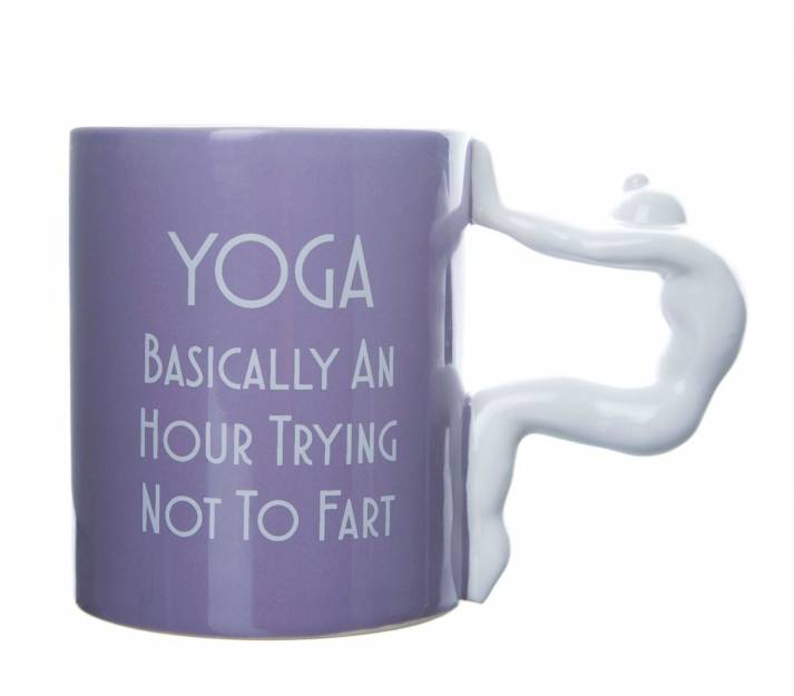 Trying Not To Fart Yoga Mug