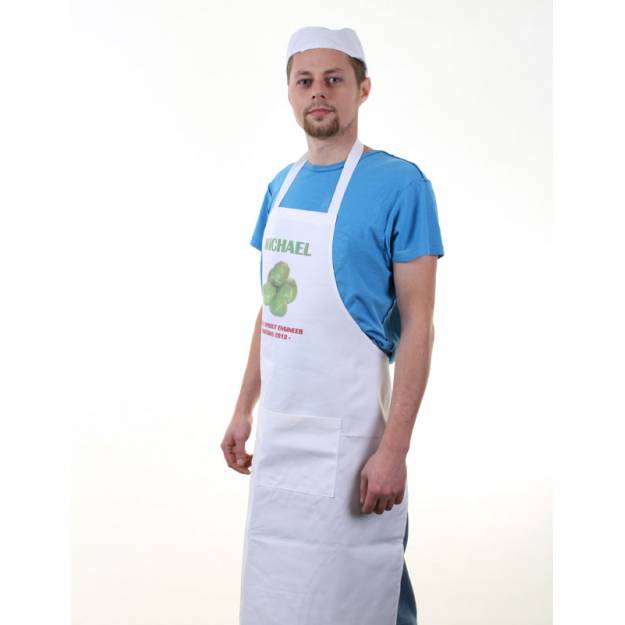 Brussel Sprout Engineer Apron Personalised