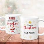 Santa's Favourite Teacher - Personalised Mug