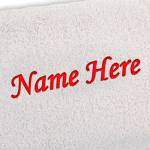 Embroidered Personalised Hand Towel