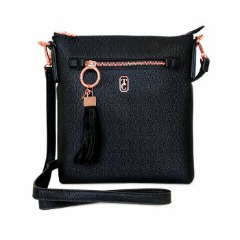 Tipperary Crystal The Chelsea Cross Body Pouch Black