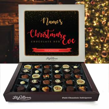 Name's Christmas Eve Personalised Chocolate Box 290g