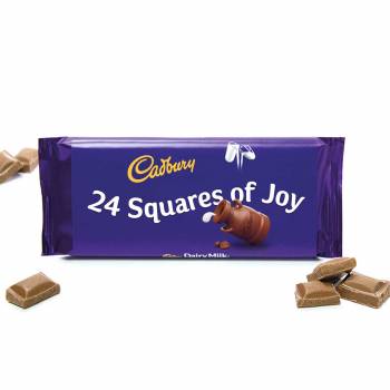 24 Squares of Joy - Cadbury Dairy Milk Chocolate Bar 110g