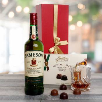 Irish Whiskey & Chocolate Gift Hamper