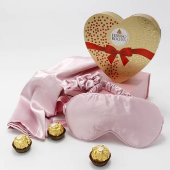 Luxury 3 Piece Sleep Set & Ferrero Heart Chocs