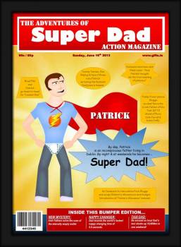 Super Dad Personalised Spoof Magazine