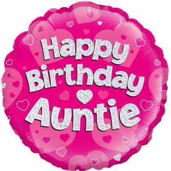 Happy Birthday Auntie Balloon in a Box