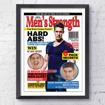 Muscle Man Magazine Spoof - Personalise