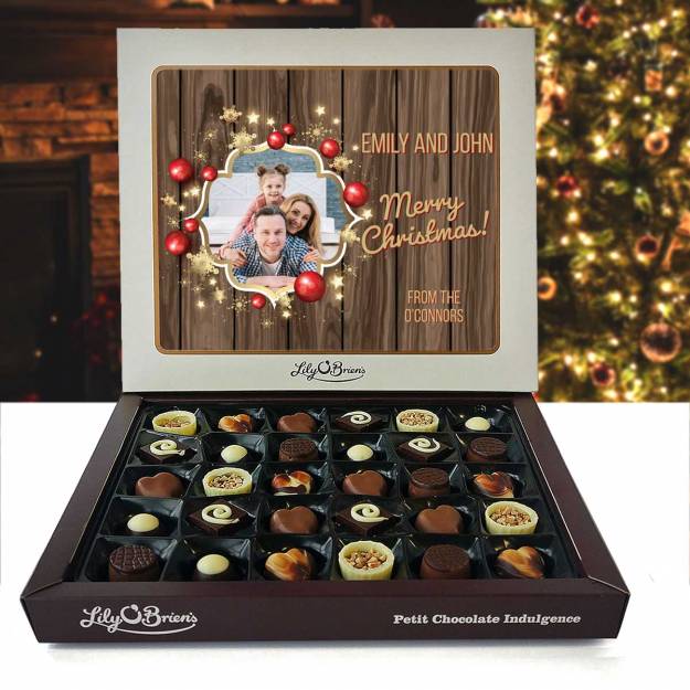Any Photo Any Message Christmas Personalised Chocolate Box 290g