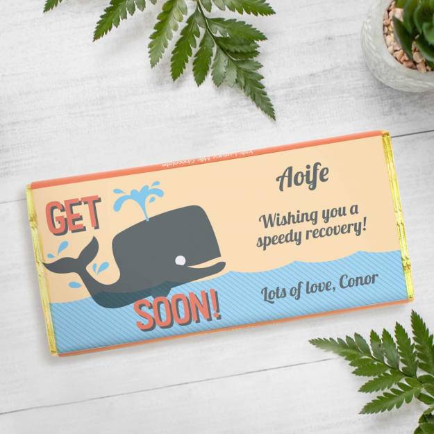 Get Whale Soon Personalised Chocolate Bar