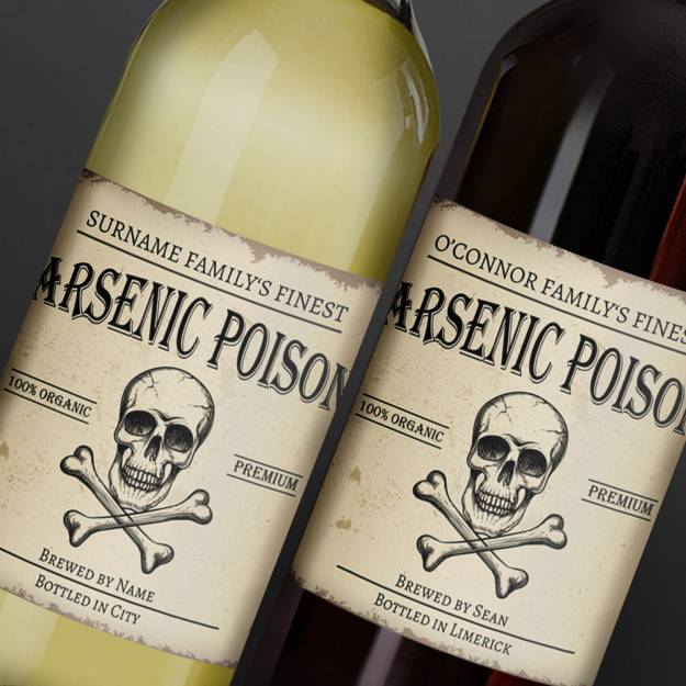 Arsenic Poison - Personalised Wine