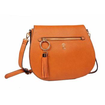 Tipperry Crystal Savoy Large Satchel Bag Brown